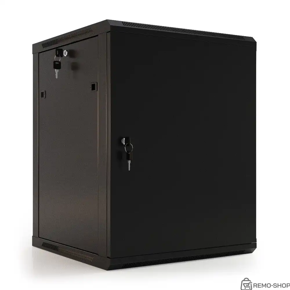 Шкаф HyperlineTWB-0645-SR-RAL9004 настенный 6U, 367x600х450мм, металлическая передняя дверь с замком, две боковые панели, цвет черный (RAL 9004) (разобранный) Шкаф HyperlineTWB-0645-SR-RAL9004 настенный 6U, 367x600х450мм, металлическая передняя дверь с замком, две боковые панели, цвет черный (RAL 9004) (разобранный)