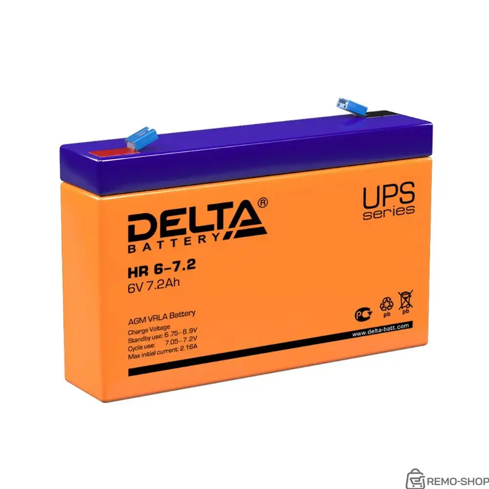 Аккумуляторная батарея Delta HR 6-7.2 Аккумуляторная батарея Delta HR 6-7.2