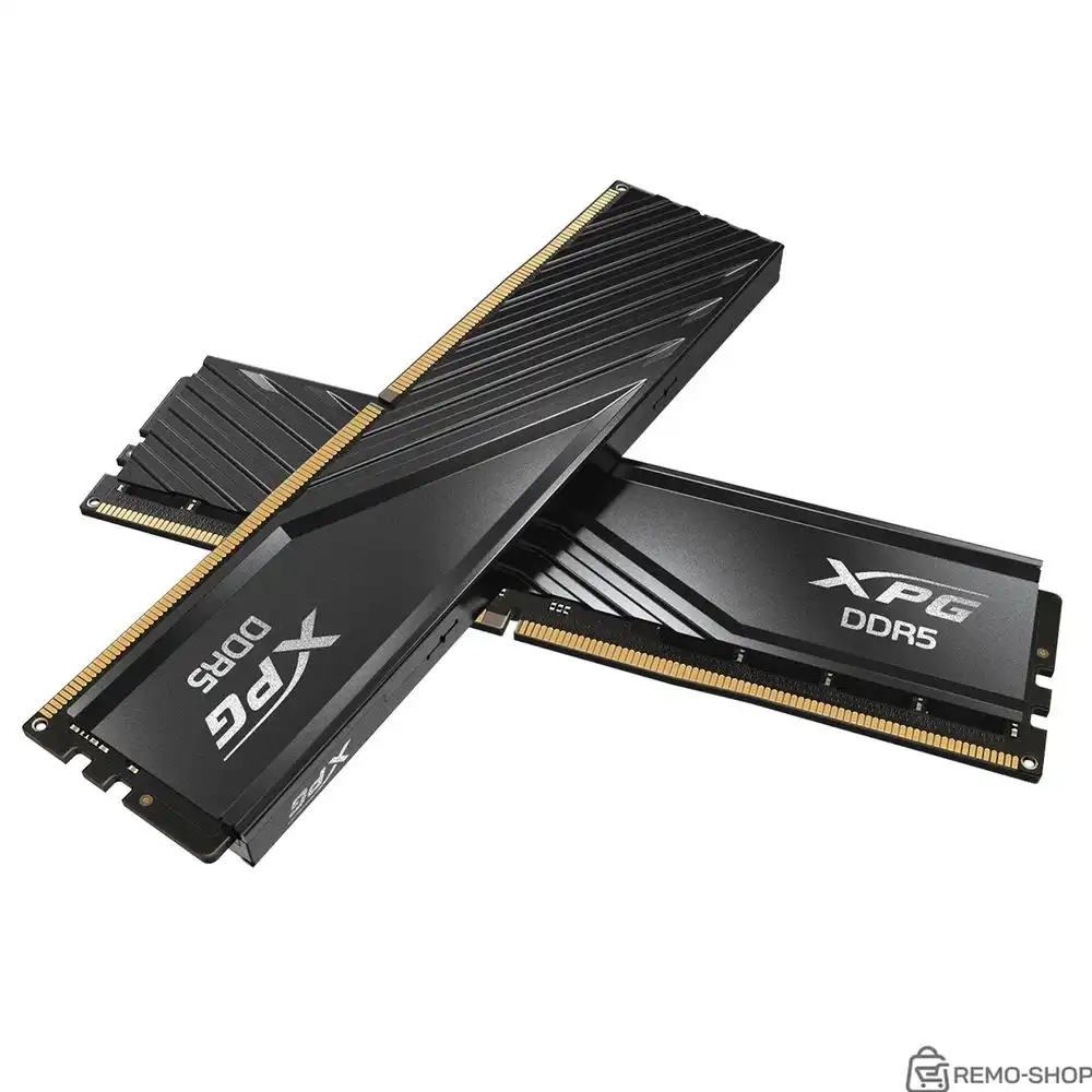 Модуль памяти ADATA XPG AX5U6000C3016G-DTLABBK Lancer Blade 32GB DDR5 6000 DIMM Black kit 16*2, RTL Модуль памяти ADATA XPG AX5U6000C3016G-DTLABBK Lancer Blade 32GB DDR5 6000 DIMM Black kit 16*2, RTL